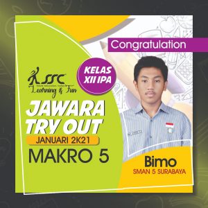 Jawara Makro 5 - XII SMA IPA Tahun Ajaran 2020-2021