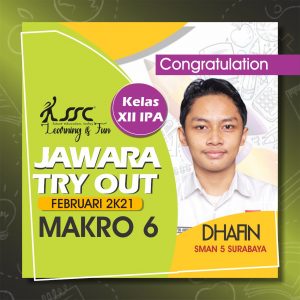 Jawara Makro 6 - XII SMA IPA Tahun Ajaran 2020-2021