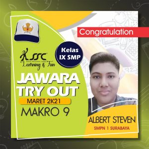 Jawara Try Out Makro 9 - IX SMP Tahun Ajaran 2020-2021