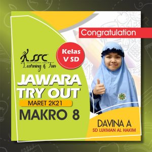 Jawara Makro 8 - V SD Tahun Ajaran 2020-2021